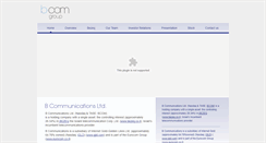 Desktop Screenshot of bcommunications.co.il
